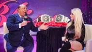 The new Women's Tag Team Championships were unveiled by Alexa Bliss